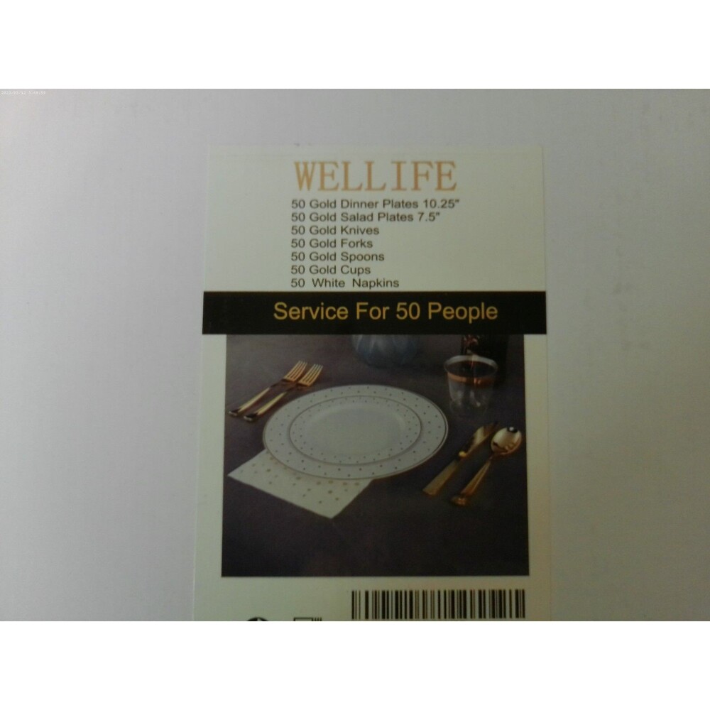 WELLIFE Table Setting For 50 People